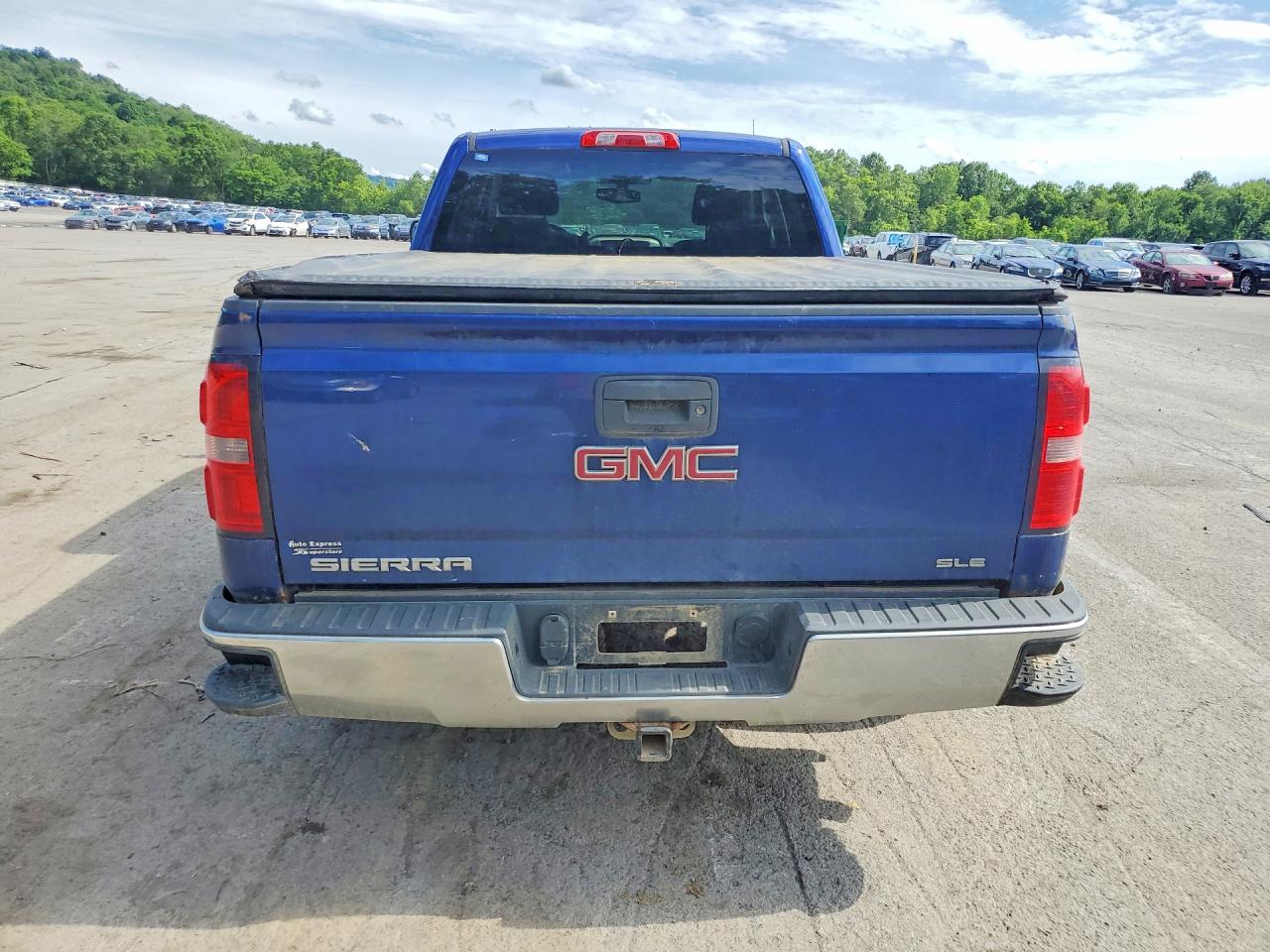 2014 Gmc Sierra K1500 Sle Blue vin: 1GTV2UEC7EZ318758