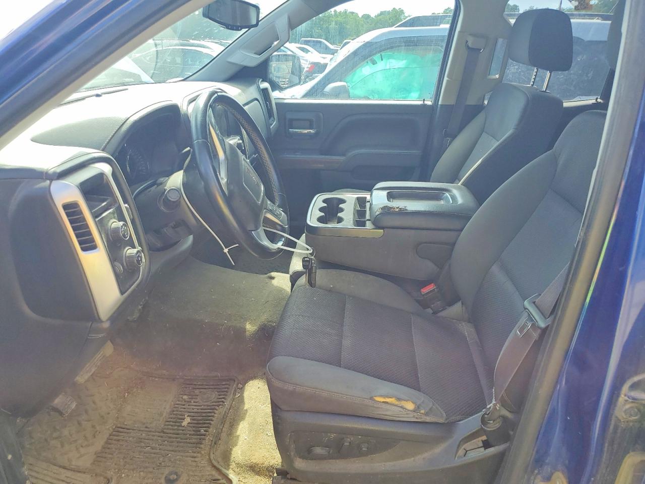 2014 Gmc Sierra K1500 Sle Blue vin: 1GTV2UEC7EZ318758