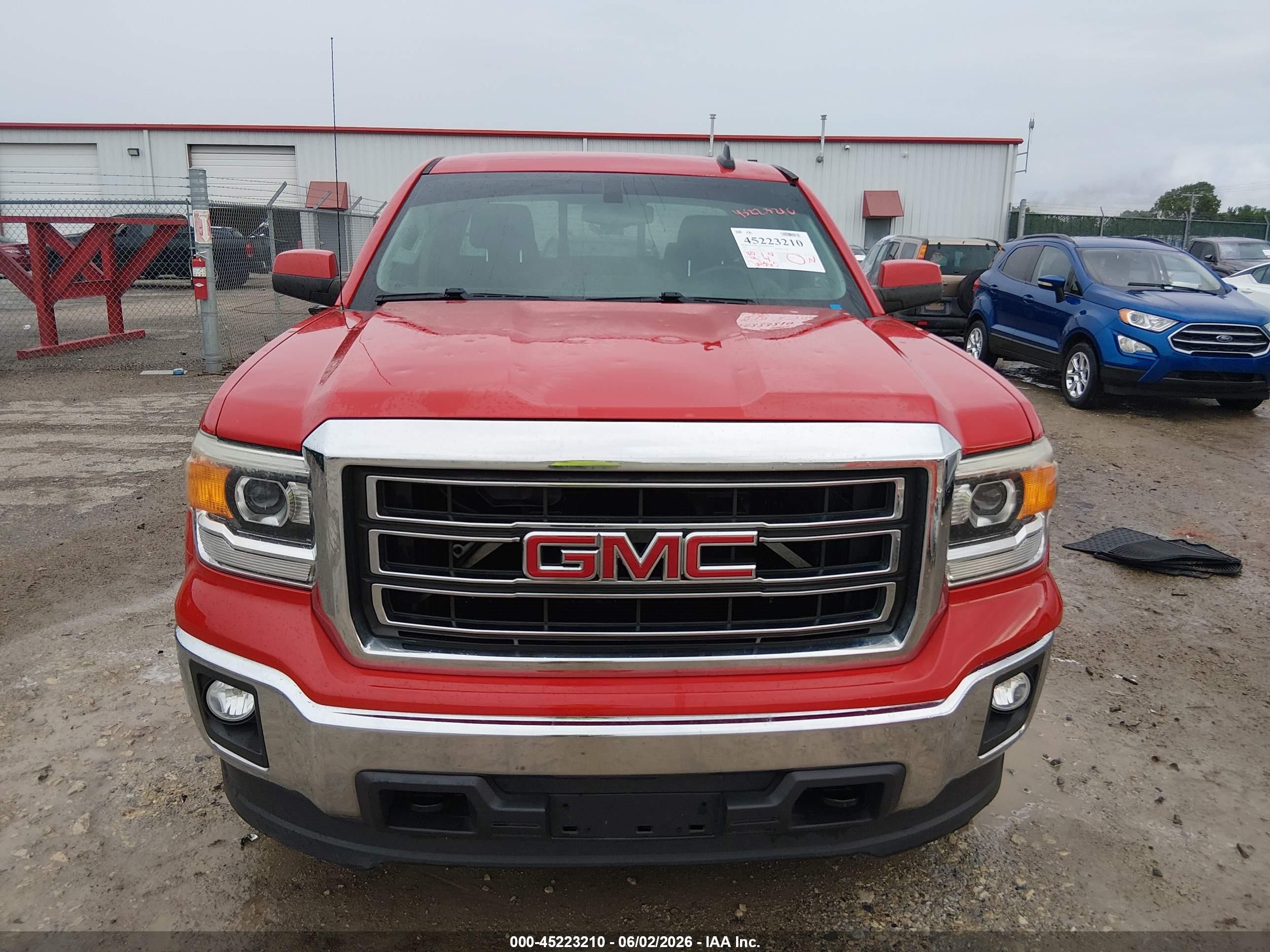 2015 Gmc Sierra 1500 Sle Red vin: 1GTV2UEC7FZ210349