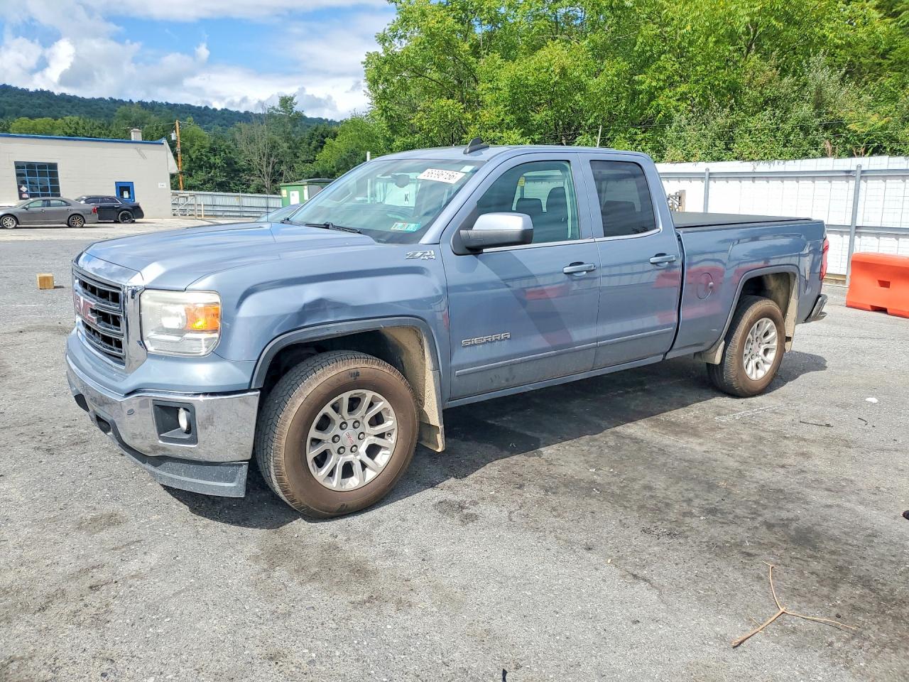 2015 Gmc Sierra K1500 Sle Blue vin: 1GTV2UEC7FZ261785