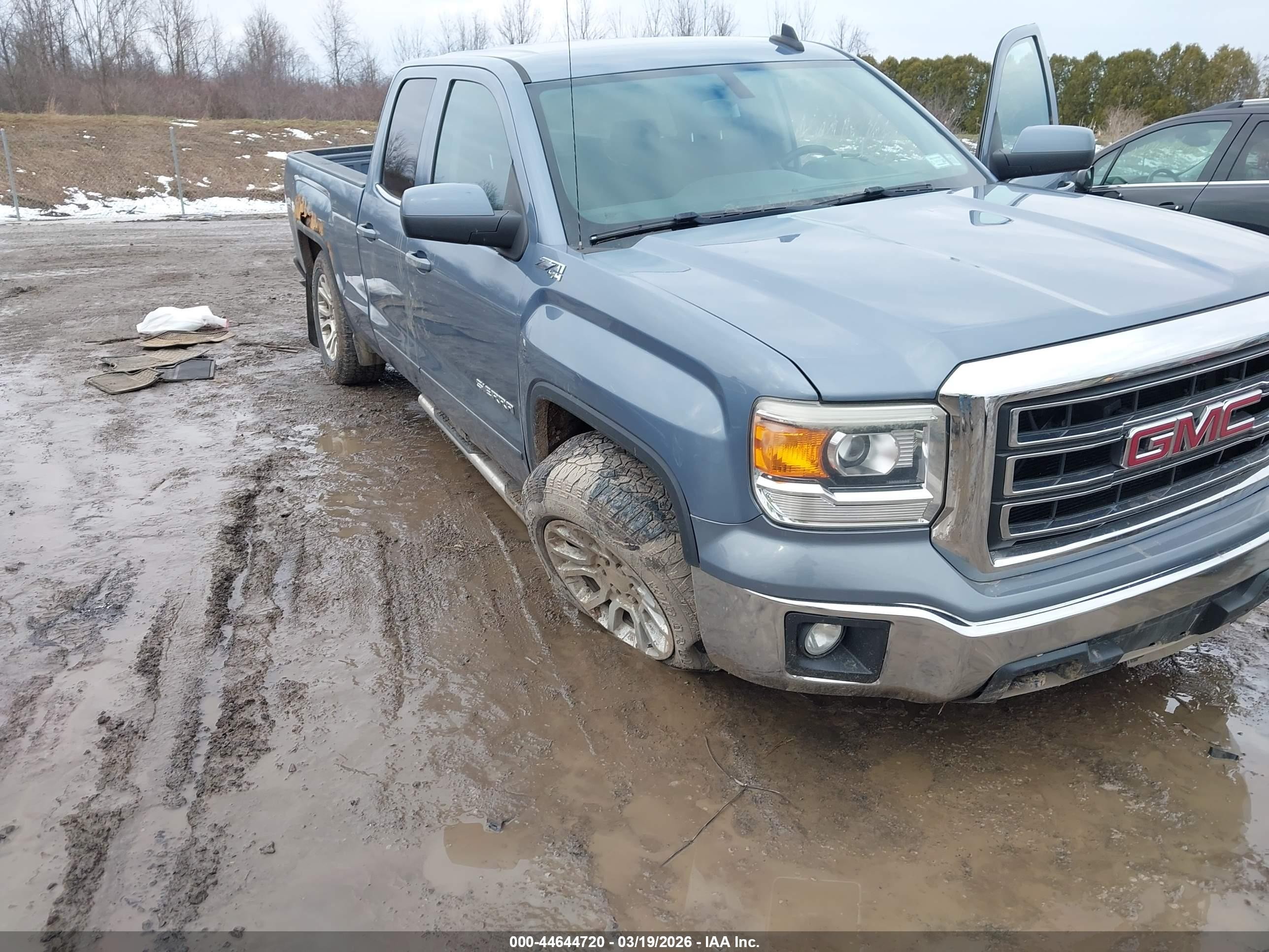 2015 Gmc Sierra 1500 Sle Blue vin: 1GTV2UEC7FZ268087