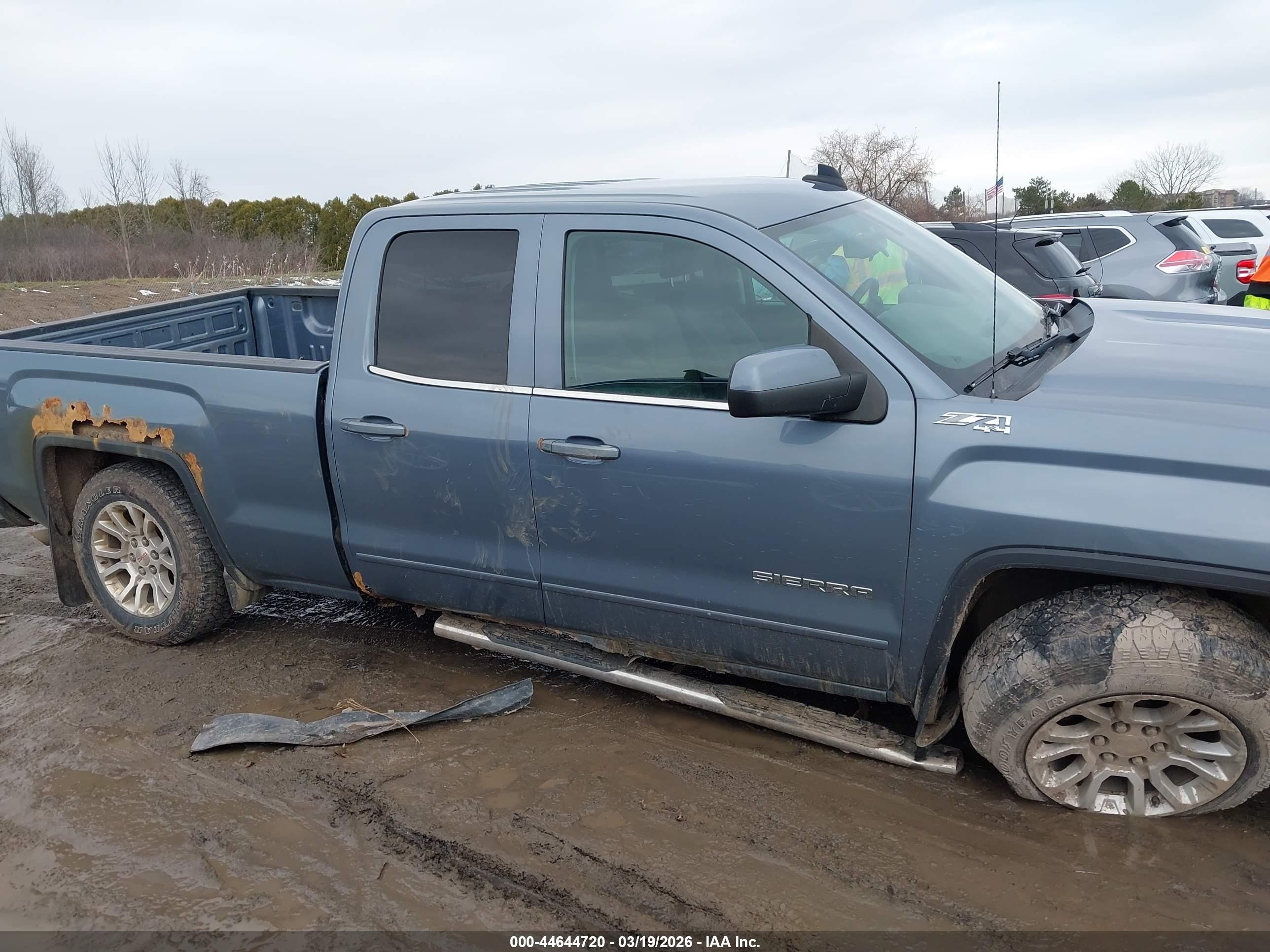 2015 Gmc Sierra 1500 Sle Blue vin: 1GTV2UEC7FZ268087