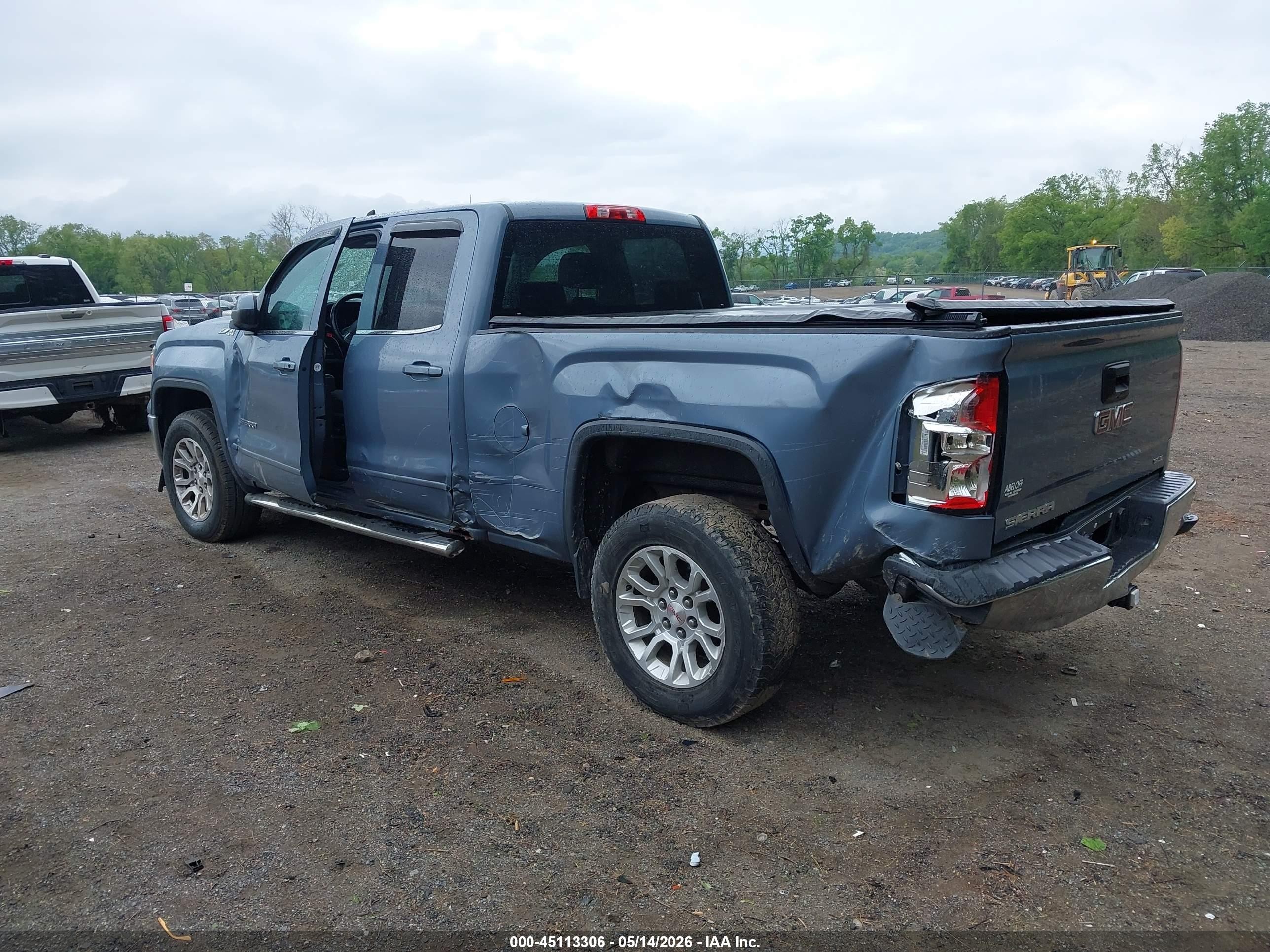 2015 Gmc Sierra 1500 Sle Light Blue vin: 1GTV2UEC7FZ296522