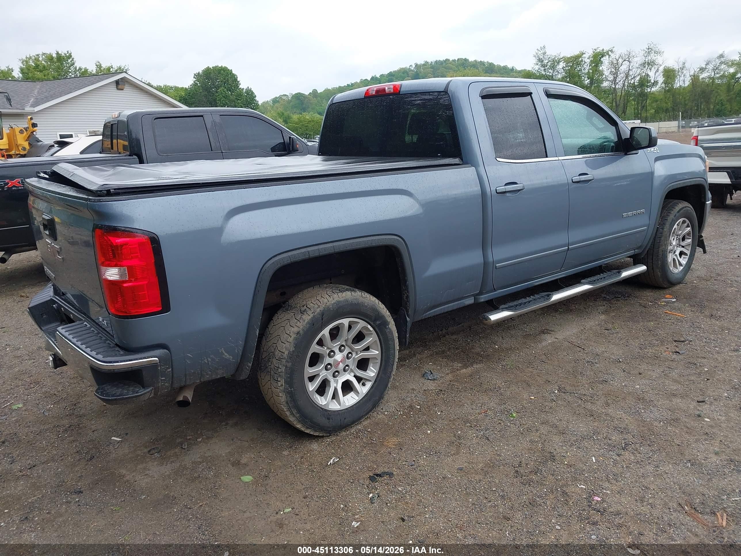 2015 Gmc Sierra 1500 Sle Light Blue vin: 1GTV2UEC7FZ296522