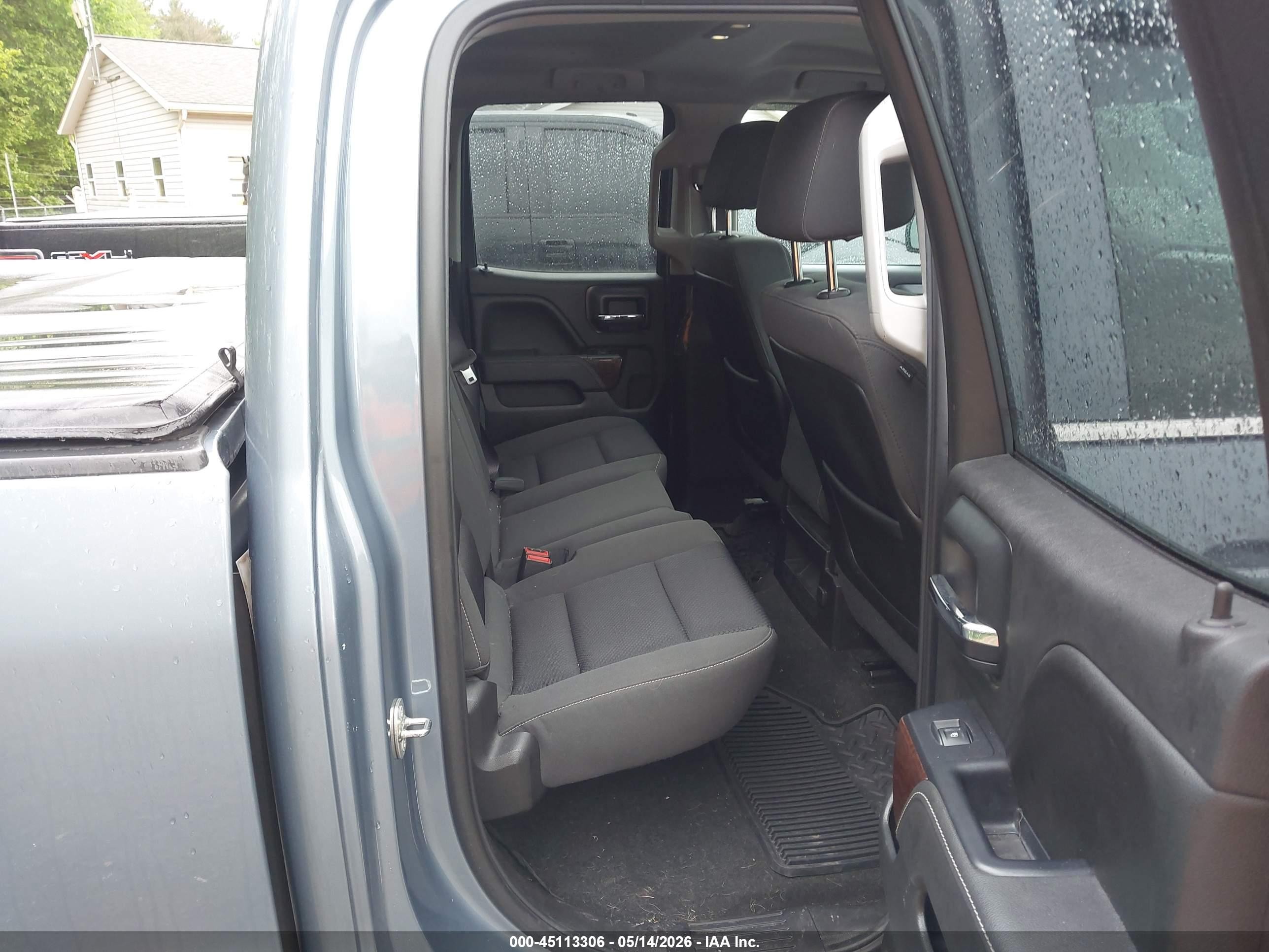 2015 Gmc Sierra 1500 Sle Light Blue vin: 1GTV2UEC7FZ296522