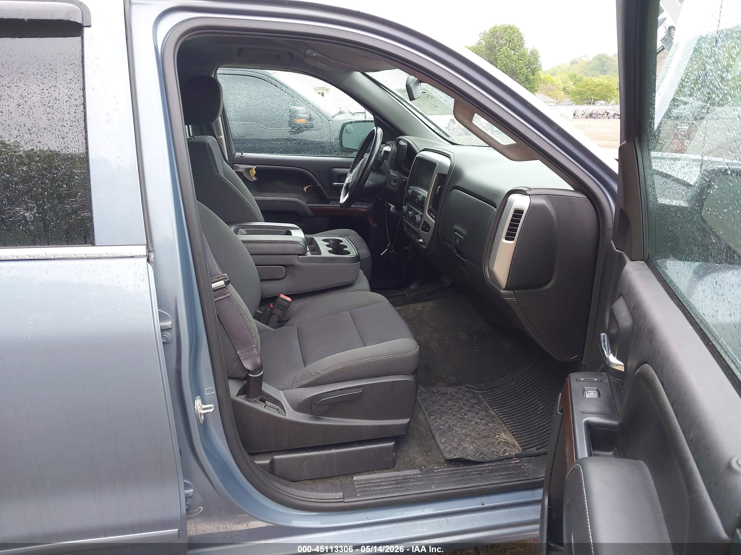2015 Gmc Sierra 1500 Sle Light Blue vin: 1GTV2UEC7FZ296522