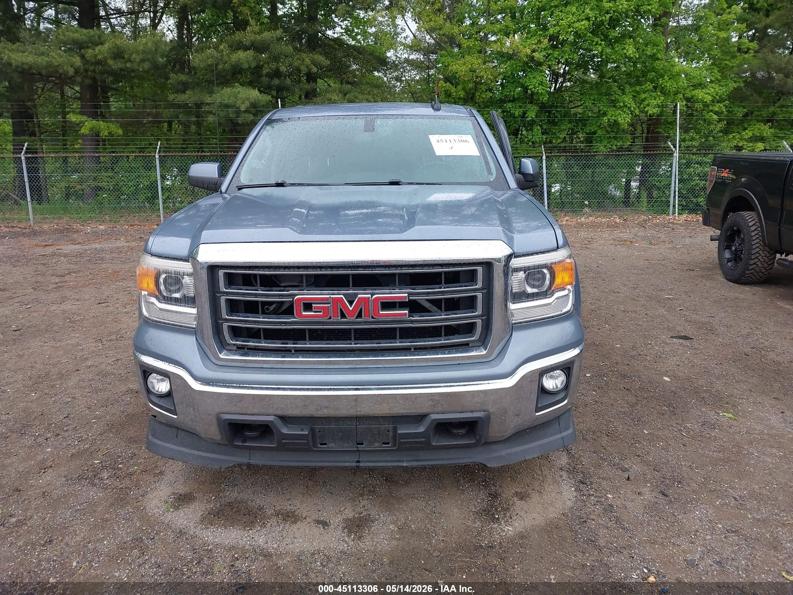 2015 Gmc Sierra 1500 Sle Light Blue vin: 1GTV2UEC7FZ296522