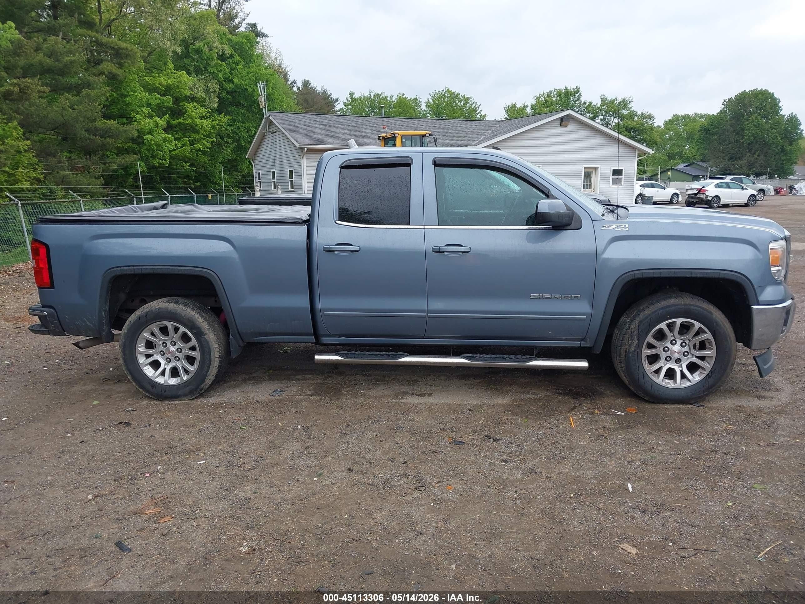 2015 Gmc Sierra 1500 Sle Light Blue vin: 1GTV2UEC7FZ296522