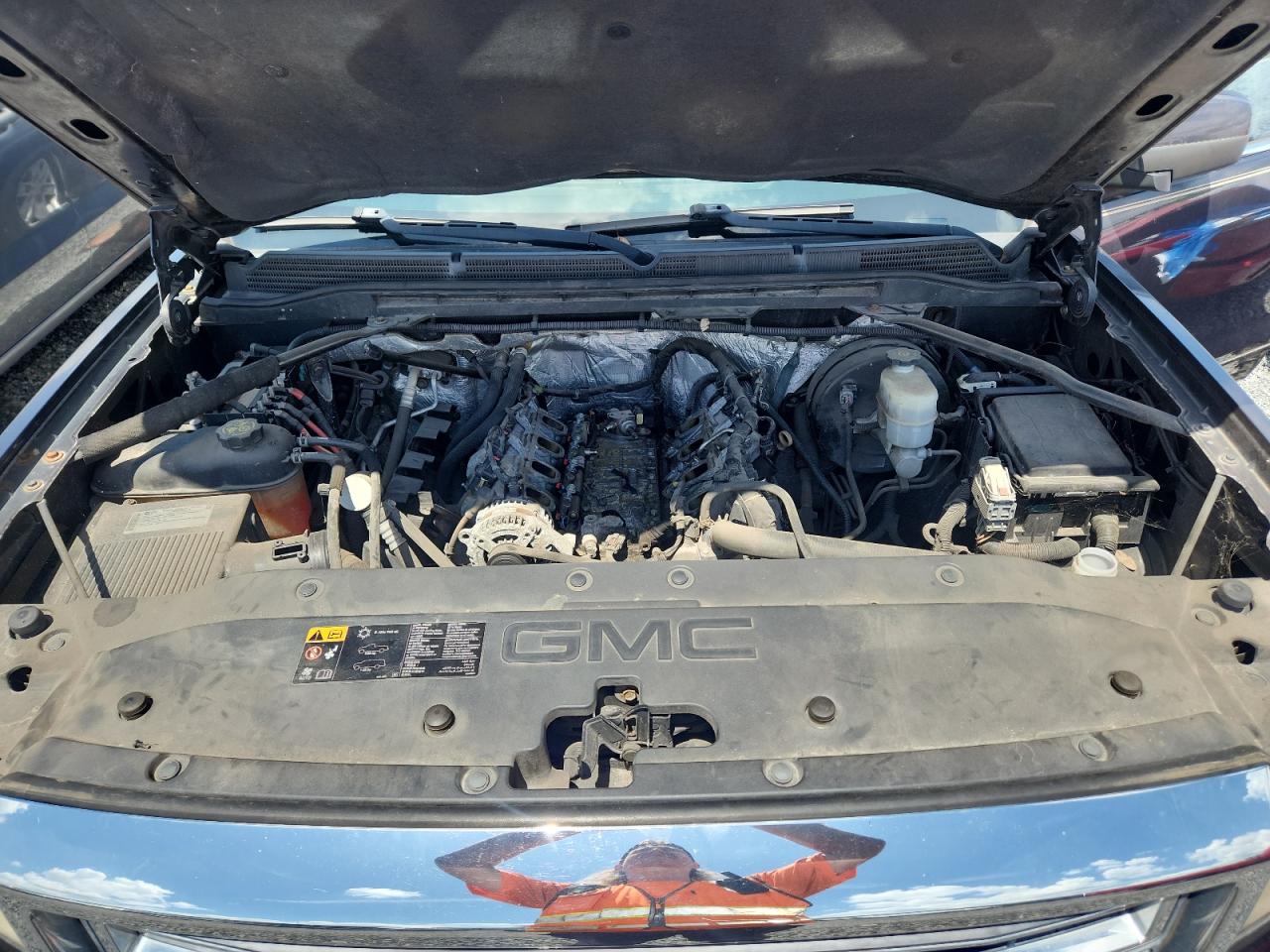 2014 Gmc Sierra K1500 Sle Black vin: 1GTV2UEC8EZ257629 Damage: Engine, Broken, Repair Required