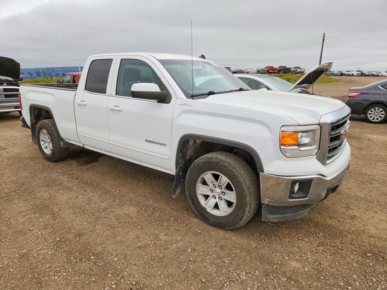 2014 Gmc Sierra K1500 Sle White vin: 1GTV2UEC8EZ349212