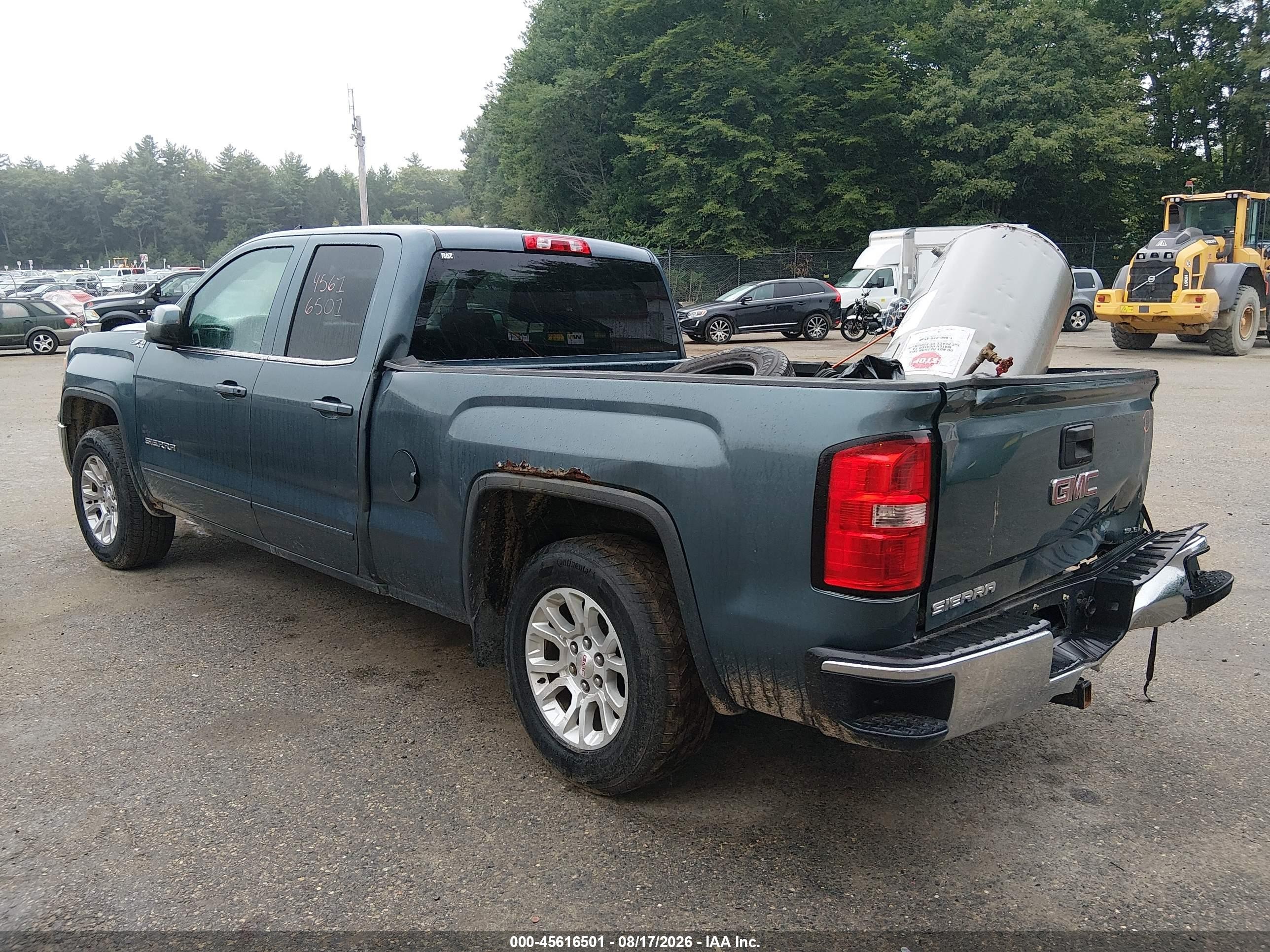 2014 Gmc Sierra 1500 Sle Blue vin: 1GTV2UEC8EZ351249