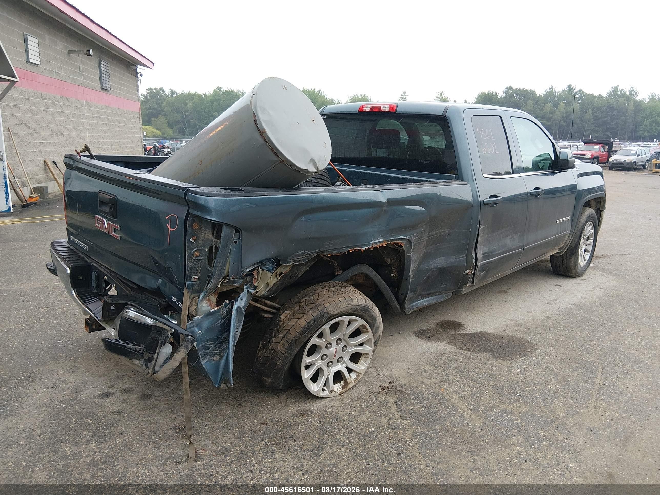 2014 Gmc Sierra 1500 Sle Blue vin: 1GTV2UEC8EZ351249
