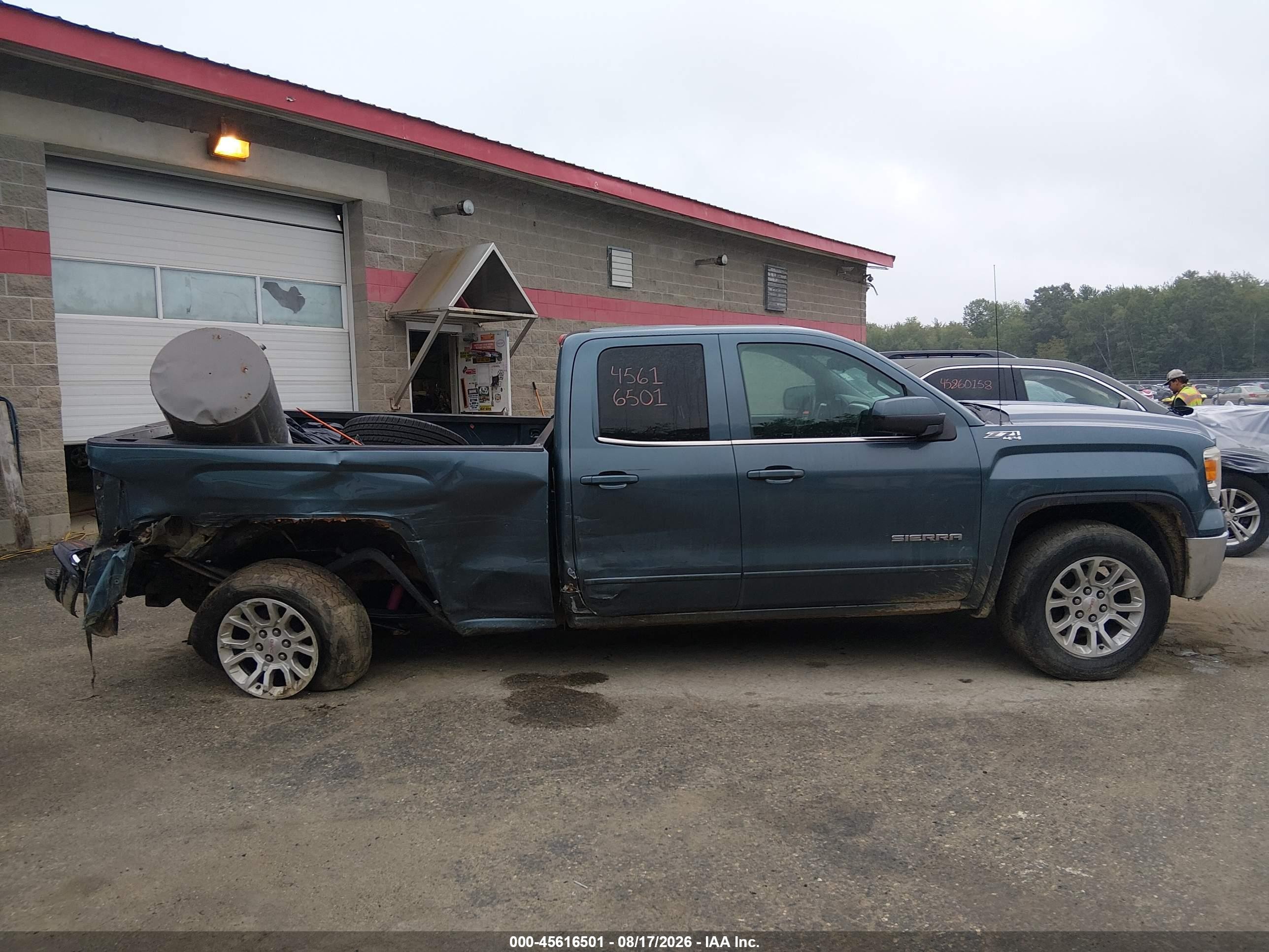 2014 Gmc Sierra 1500 Sle Blue vin: 1GTV2UEC8EZ351249