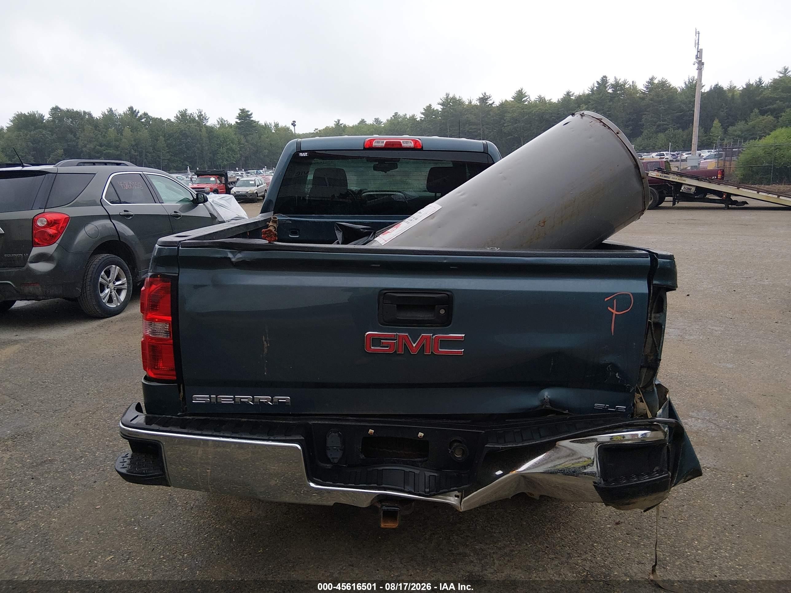 2014 Gmc Sierra 1500 Sle Blue vin: 1GTV2UEC8EZ351249