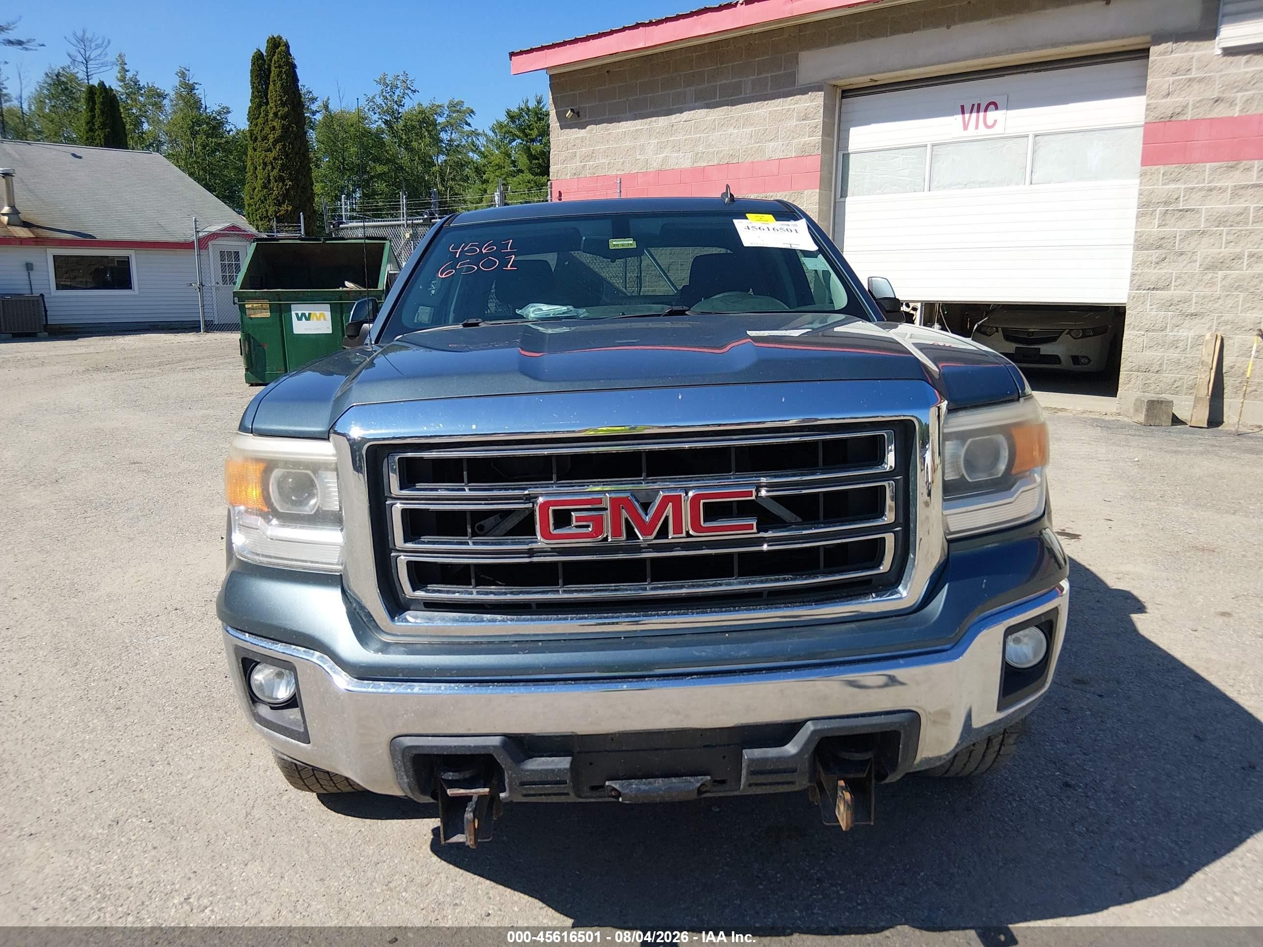 2014 Gmc Sierra 1500 Sle Blue vin: 1GTV2UEC8EZ351249