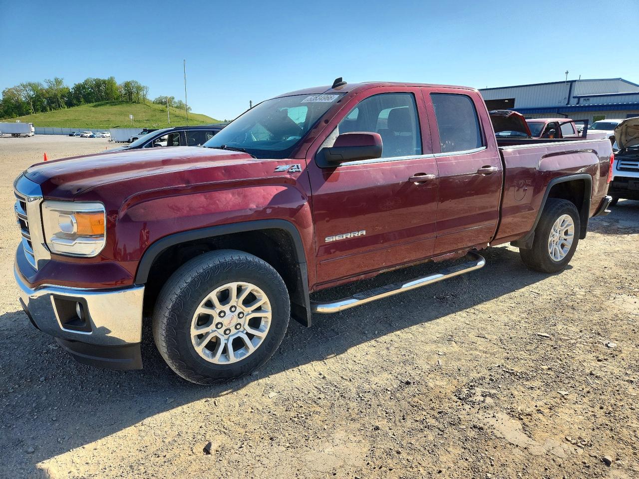 2014 Gmc Sierra K1500 Sle Burgundy vin: 1GTV2UEC8EZ381240