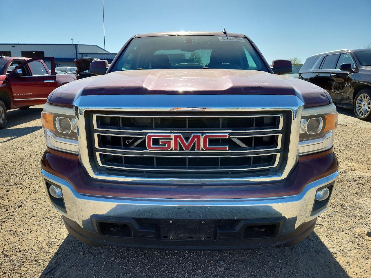 2014 Gmc Sierra K1500 Sle Burgundy vin: 1GTV2UEC8EZ381240