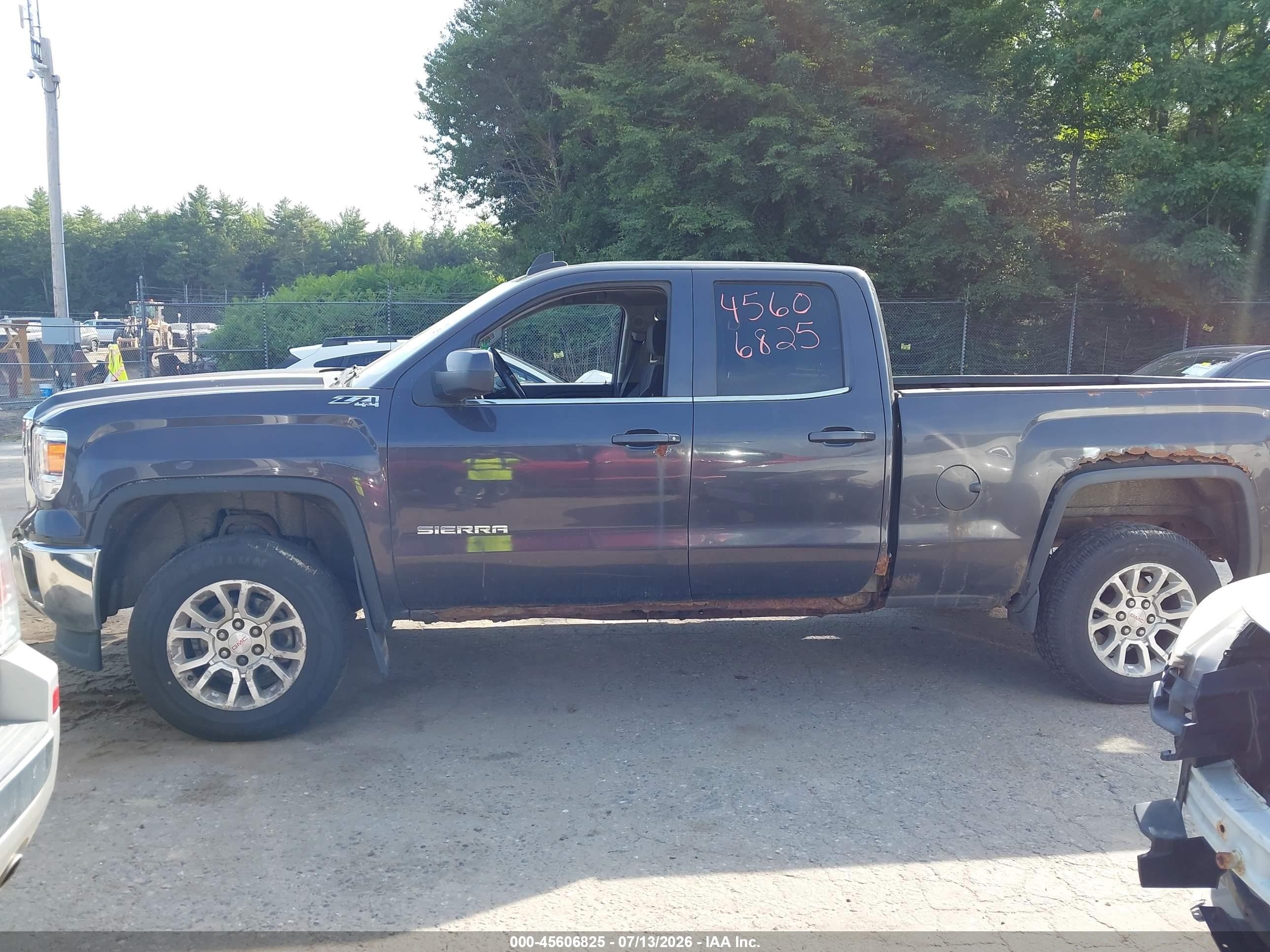 2015 Gmc Sierra 1500 Sle Gray vin: 1GTV2UEC8FZ168421