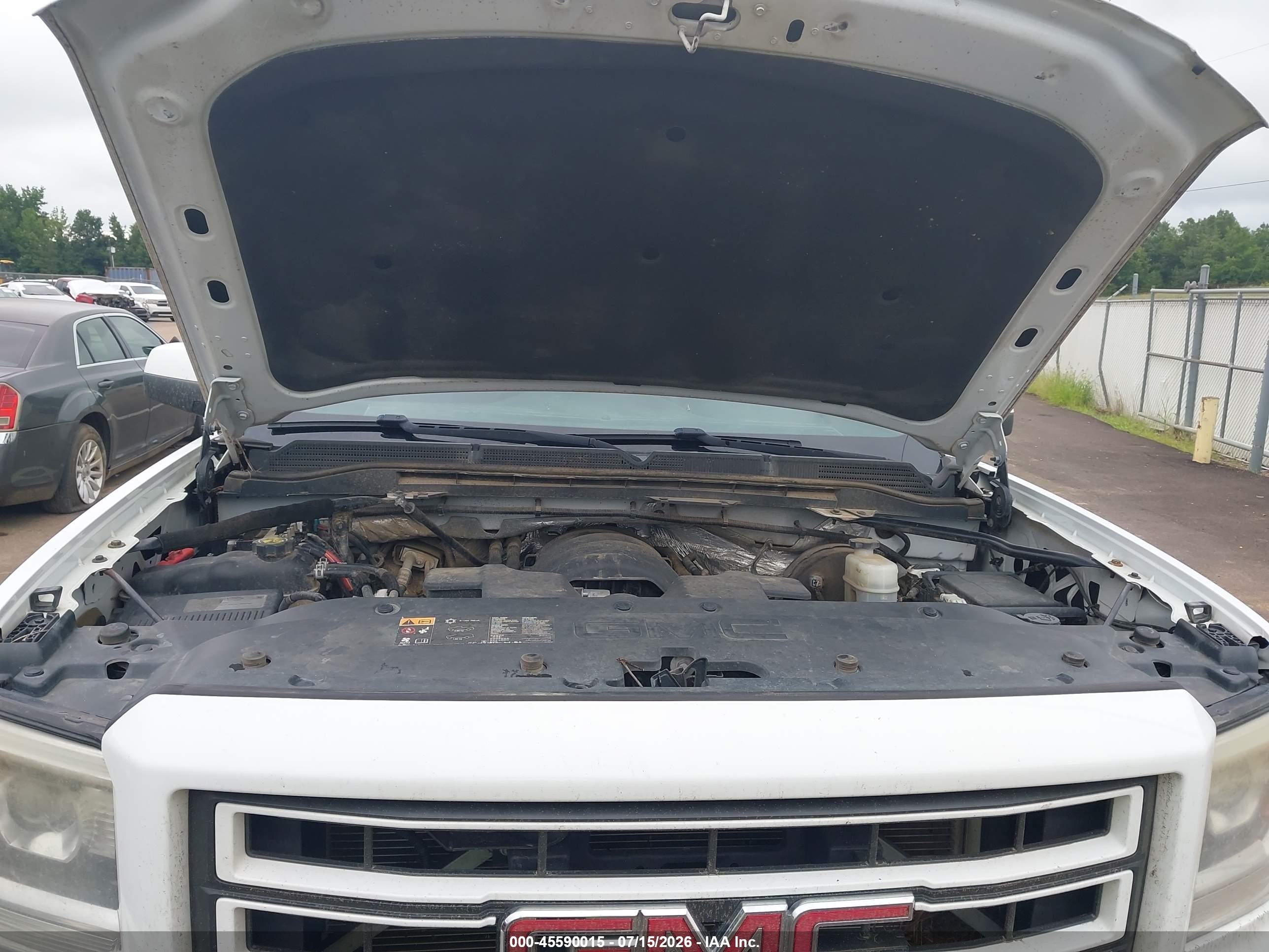 2015 Gmc Sierra 1500 Sle White vin: 1GTV2UEC8FZ170458
