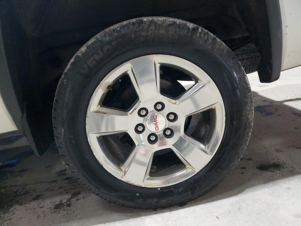 2015 Gmc Sierra K1500 Sle Белый vin: 1GTV2UEC8FZ213440 Damage: Left Rear Wheel, Curb Rash, > 12 Inches