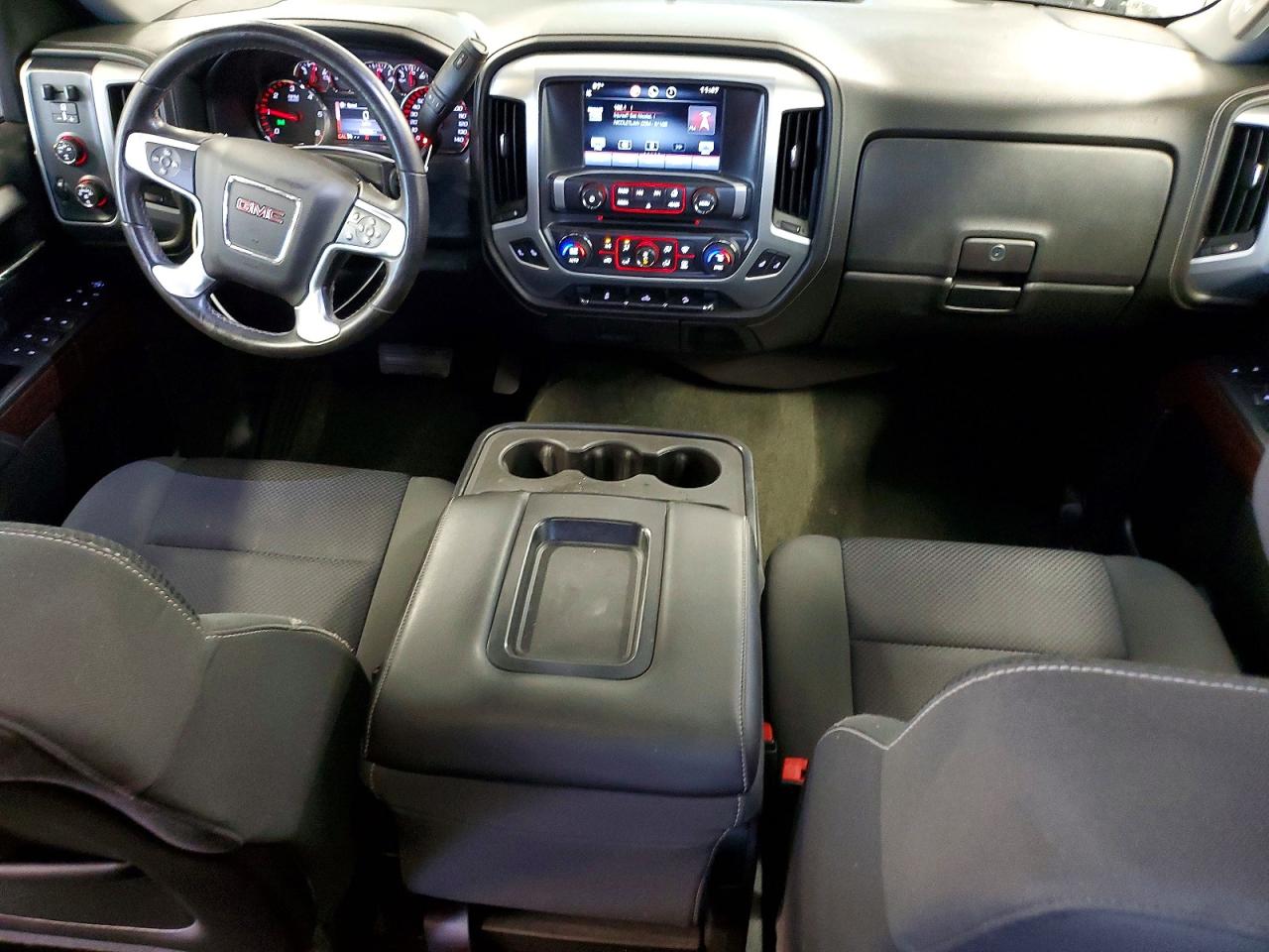 2015 Gmc Sierra K1500 Sle White vin: 1GTV2UEC8FZ239973