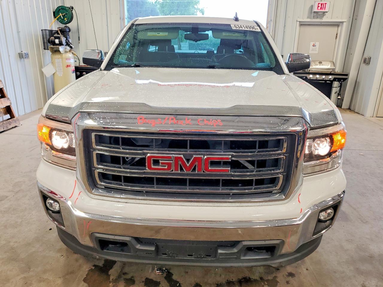2015 Gmc Sierra K1500 Sle White vin: 1GTV2UEC8FZ239973