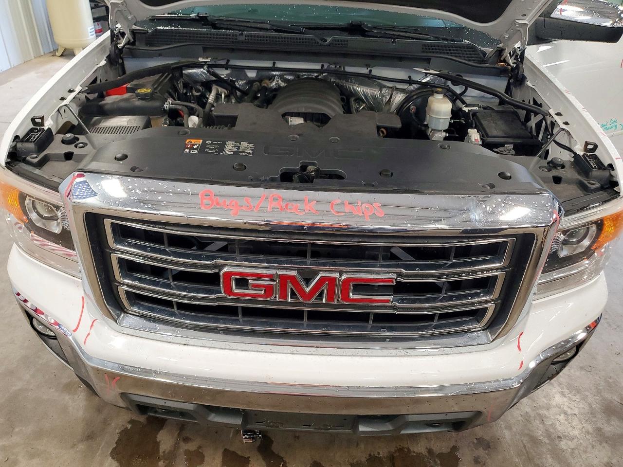 2015 Gmc Sierra K1500 Sle White vin: 1GTV2UEC8FZ239973