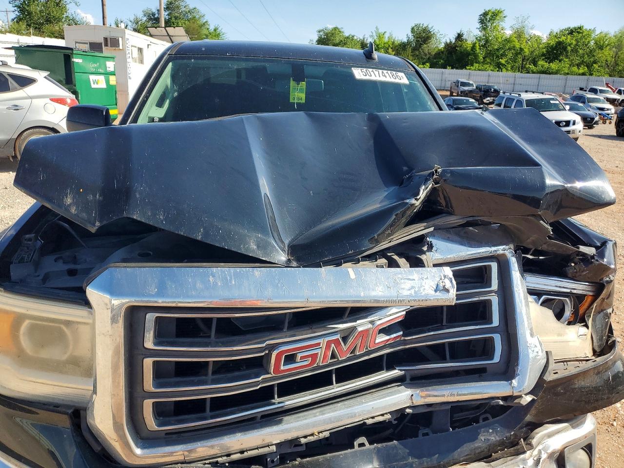 2015 Gmc Sierra K1500 Sle Black vin: 1GTV2UEC8FZ309603