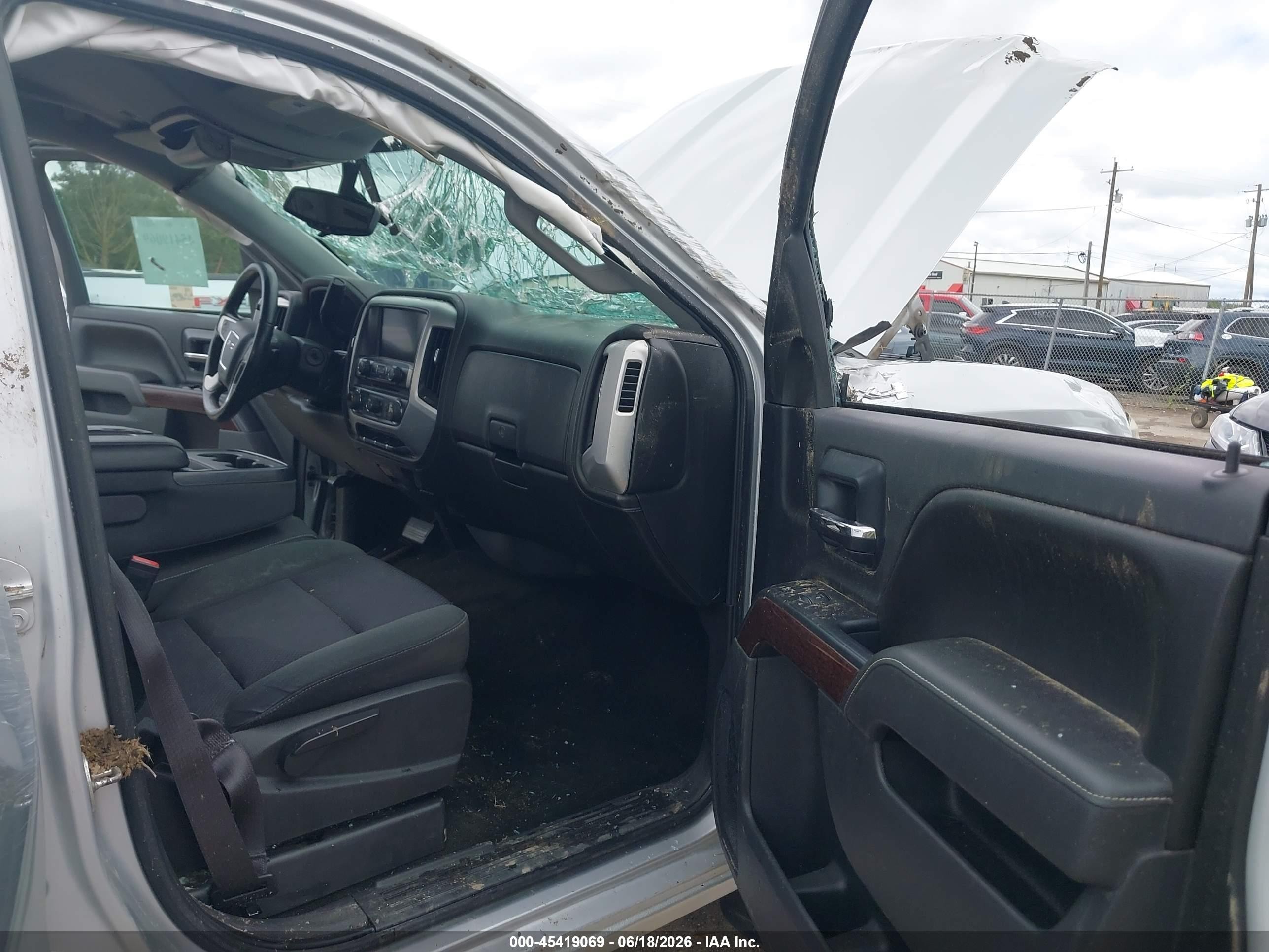 2015 Gmc Sierra 1500 Sle Серебряный vin: 1GTV2UEC9FZ220669
