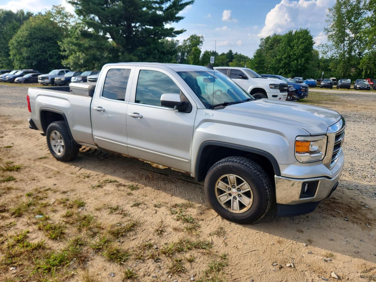 2015 Gmc Sierra K1500 Sle Silver vin: 1GTV2UEC9FZ444492
