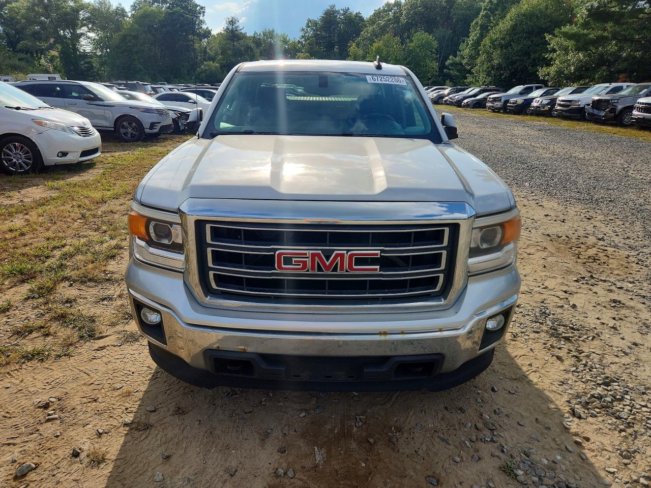 2015 Gmc Sierra K1500 Sle Silver vin: 1GTV2UEC9FZ444492