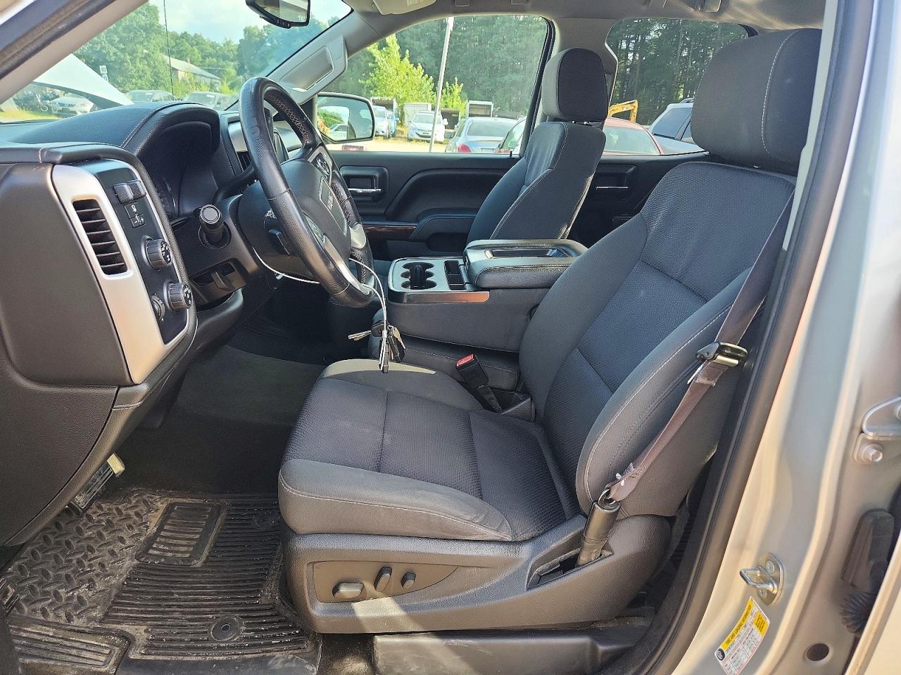 2015 Gmc Sierra K1500 Sle Silver vin: 1GTV2UEC9FZ444492