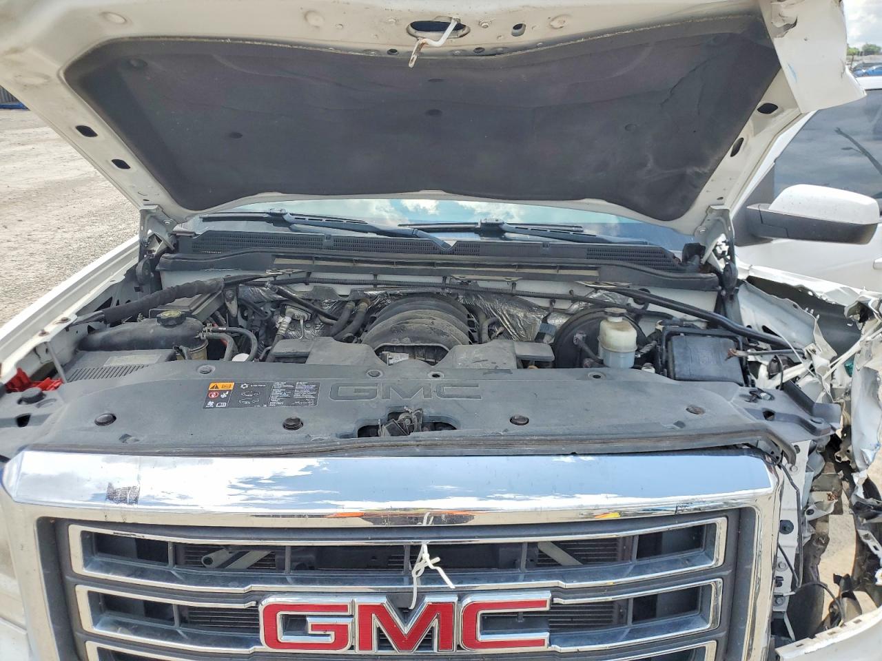 2014 Gmc Sierra K1500 Sle White vin: 1GTV2UECXEZ112236