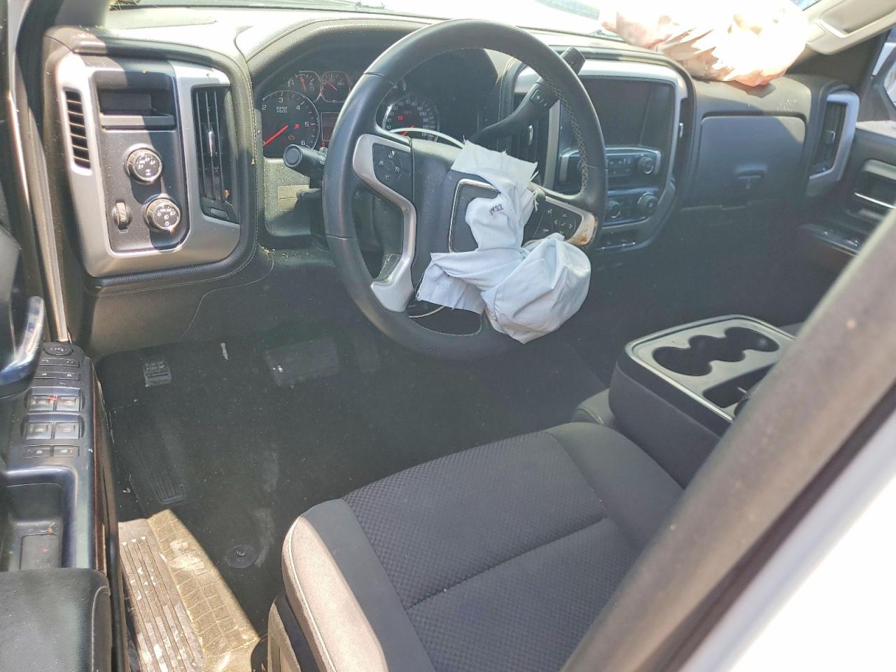 2014 Gmc Sierra K1500 Sle White vin: 1GTV2UECXEZ112236