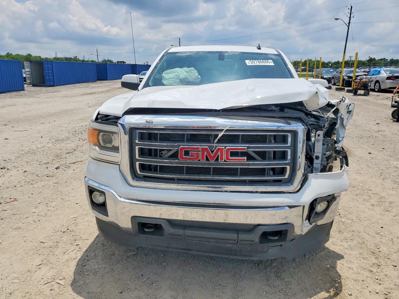 2014 Gmc Sierra K1500 Sle White vin: 1GTV2UECXEZ112236