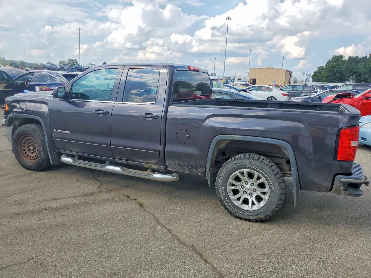2014 Gmc Sierra K1500 Sle Gray vin: 1GTV2UECXEZ209923
