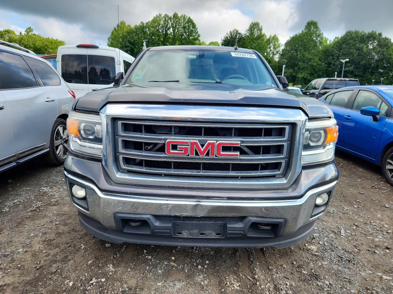 2014 Gmc Sierra K1500 Sle Gray vin: 1GTV2UECXEZ409538