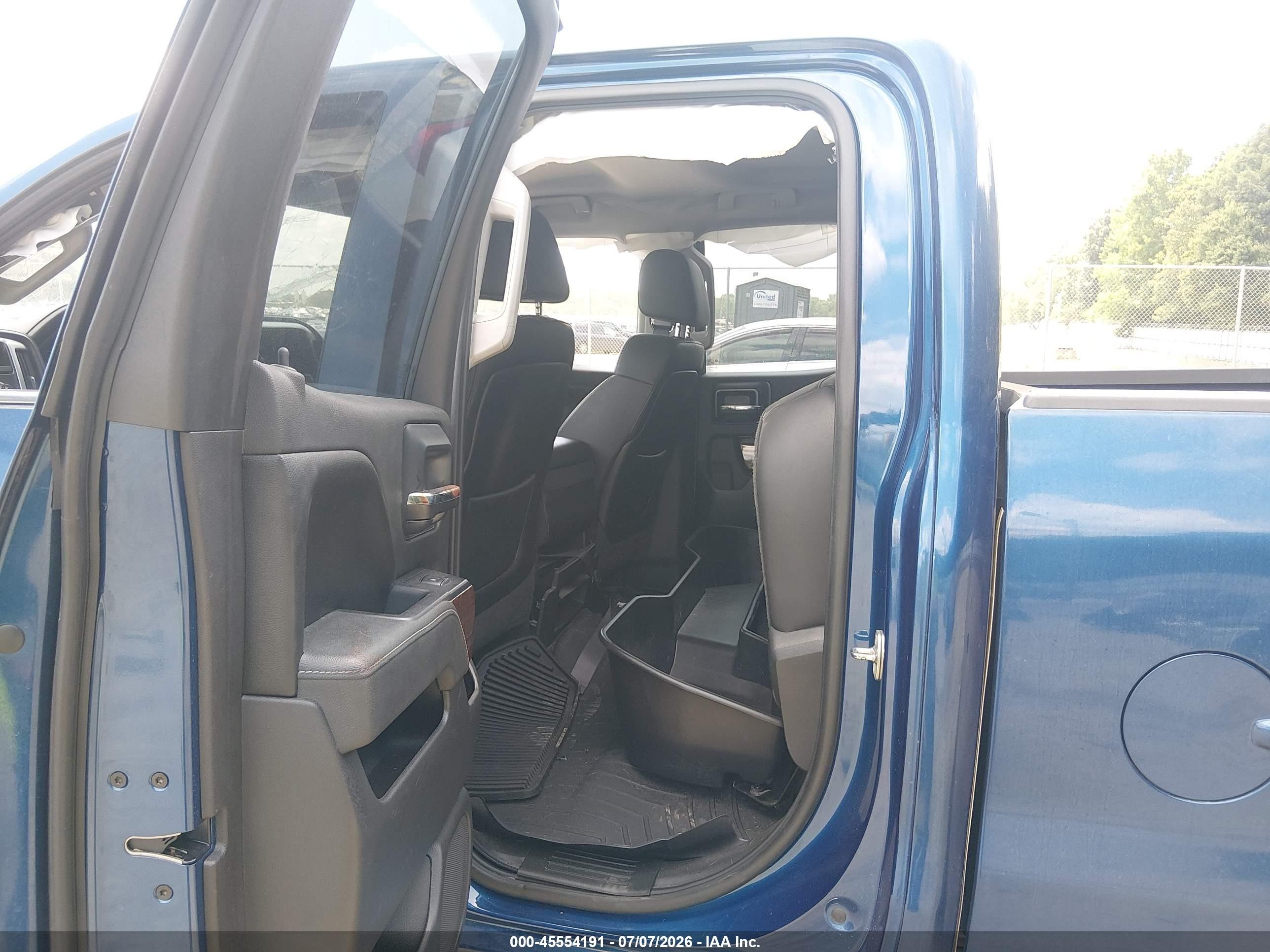 2015 Gmc Sierra 1500 Sle Blue vin: 1GTV2UECXFZ268133