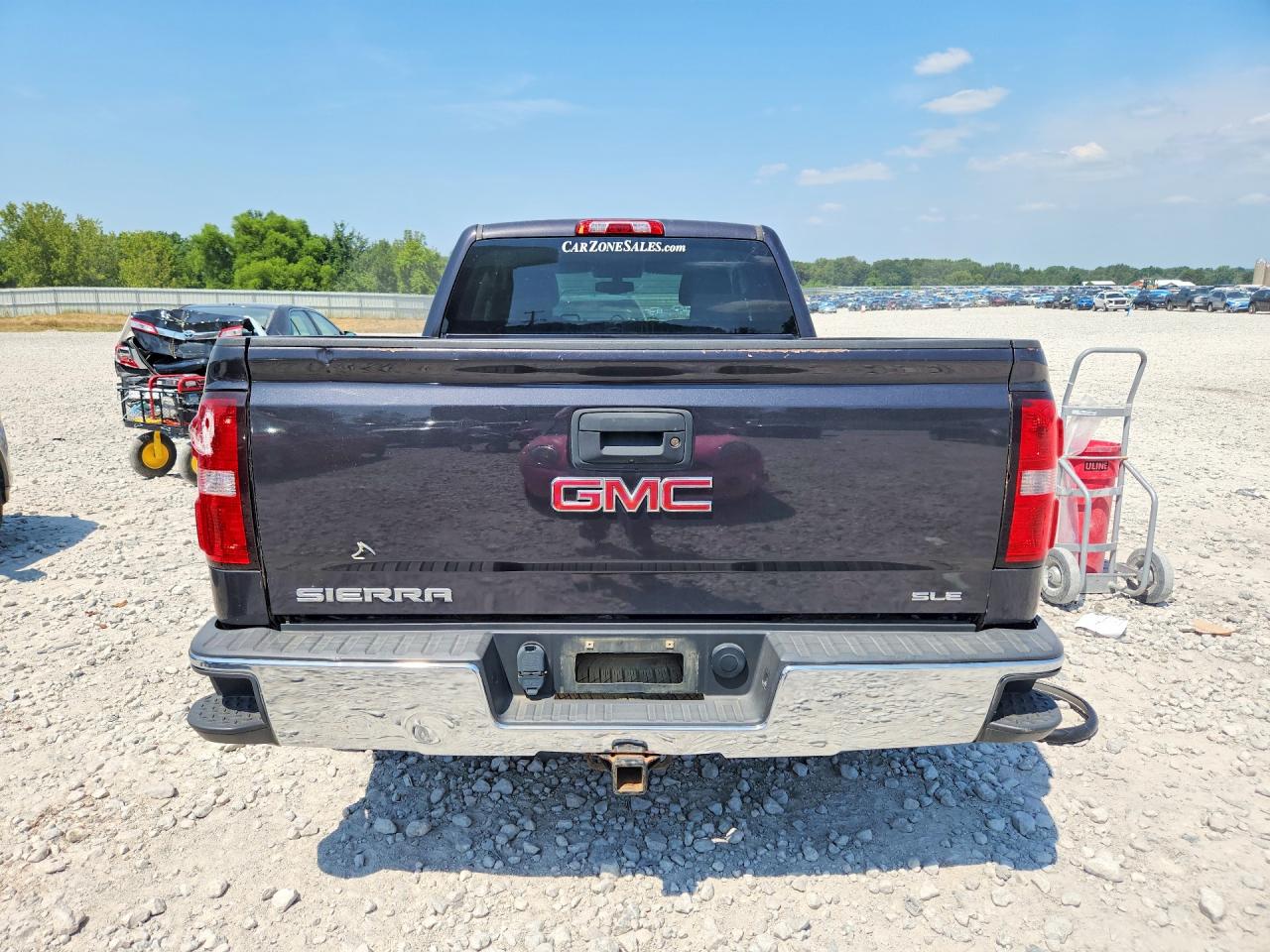 2015 Gmc Sierra K1500 Sle Black vin: 1GTV2UECXFZ349892
