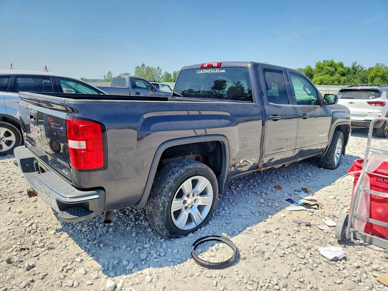 2015 Gmc Sierra K1500 Sle Black vin: 1GTV2UECXFZ349892