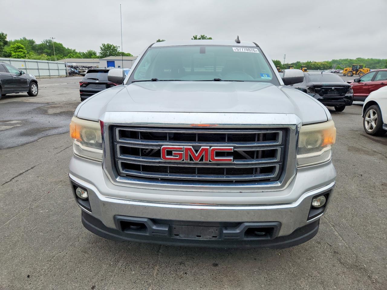 2015 Gmc Sierra K1500 Sle Silver vin: 1GTV2UECXFZ409170