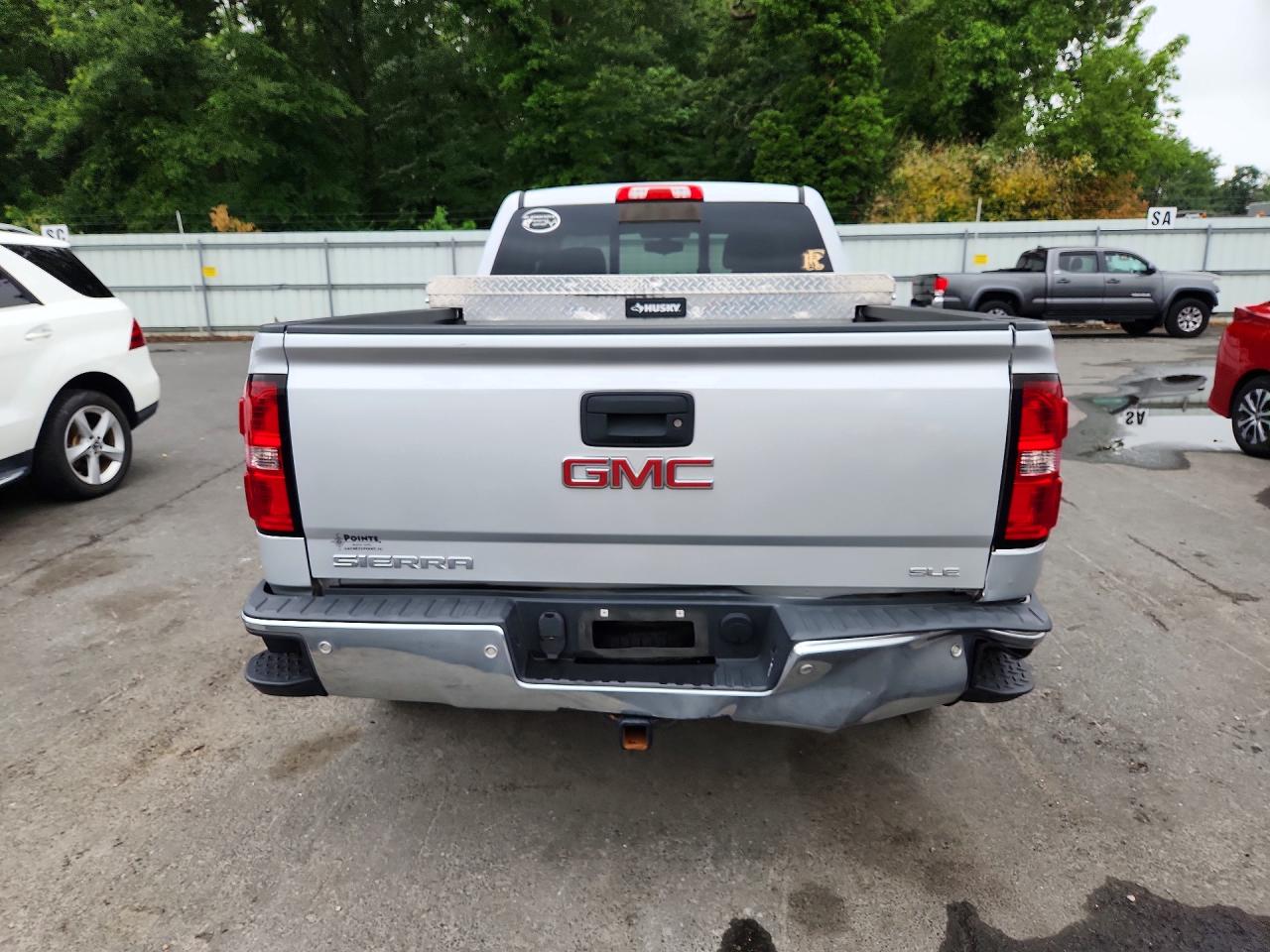 2015 Gmc Sierra K1500 Sle Silver vin: 1GTV2UECXFZ409170