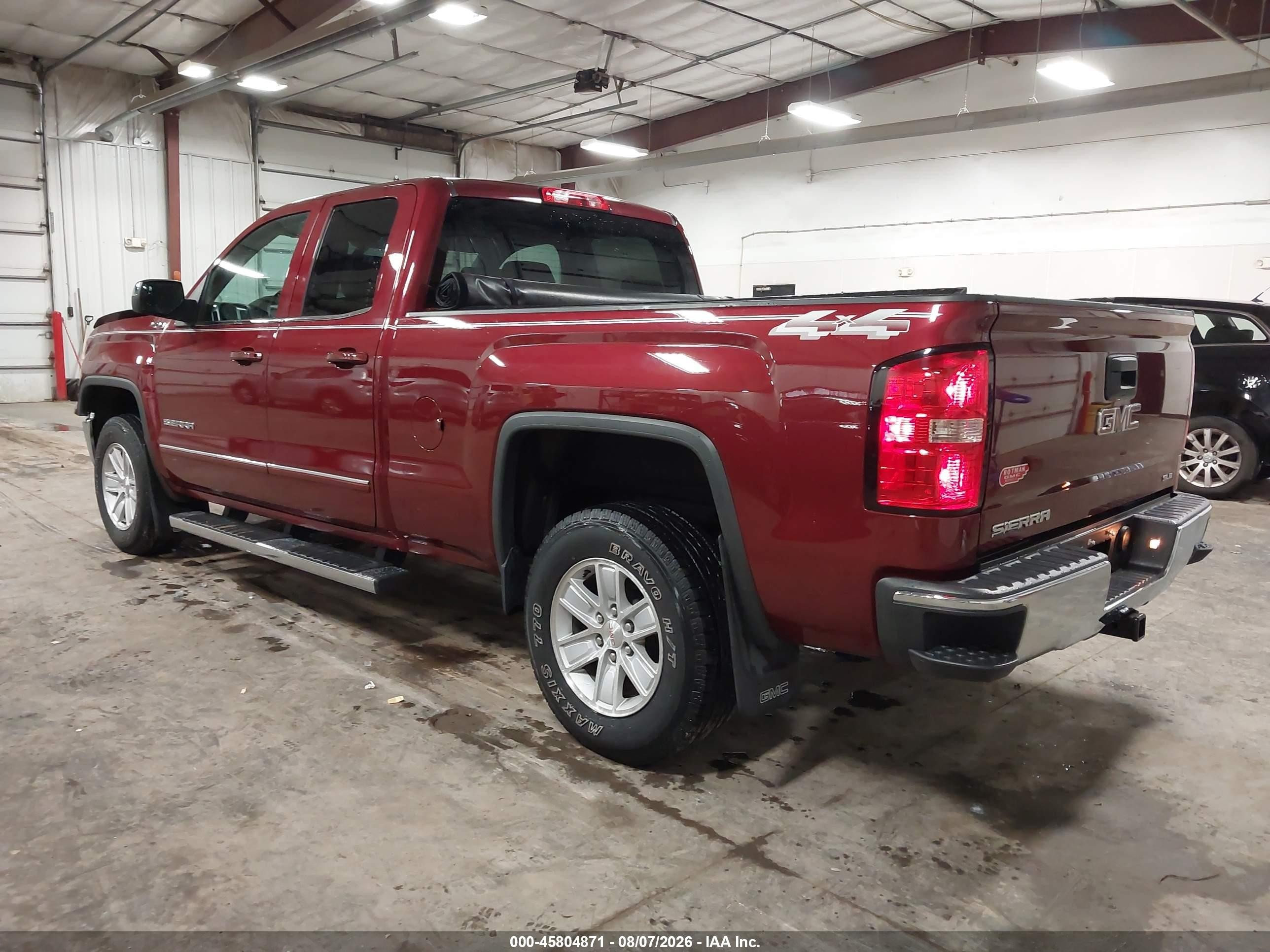 2014 Gmc Sierra 1500 Sle Темно-бордовый vin: 1GTV2UEH0EZ172943