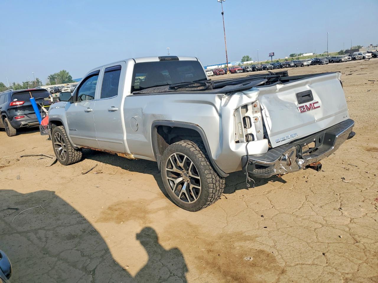 2014 Gmc Sierra K1500 Sle Gray vin: 1GTV2UEH1EZ282268