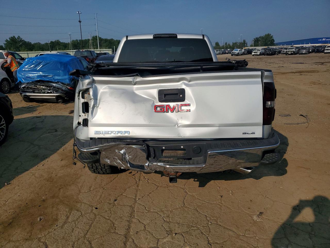 2014 Gmc Sierra K1500 Sle Gray vin: 1GTV2UEH1EZ282268