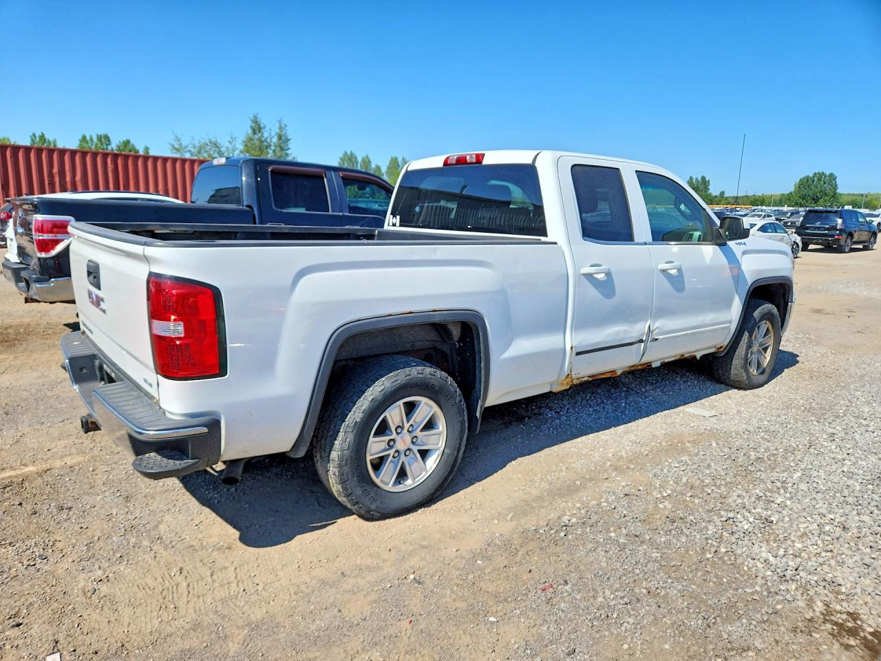 2014 Gmc Sierra K1500 Sle White vin: 1GTV2UEH1EZ379972