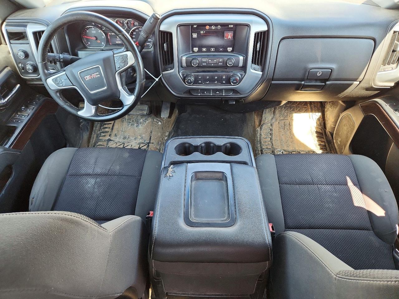 2014 Gmc Sierra K1500 Sle White vin: 1GTV2UEH1EZ379972