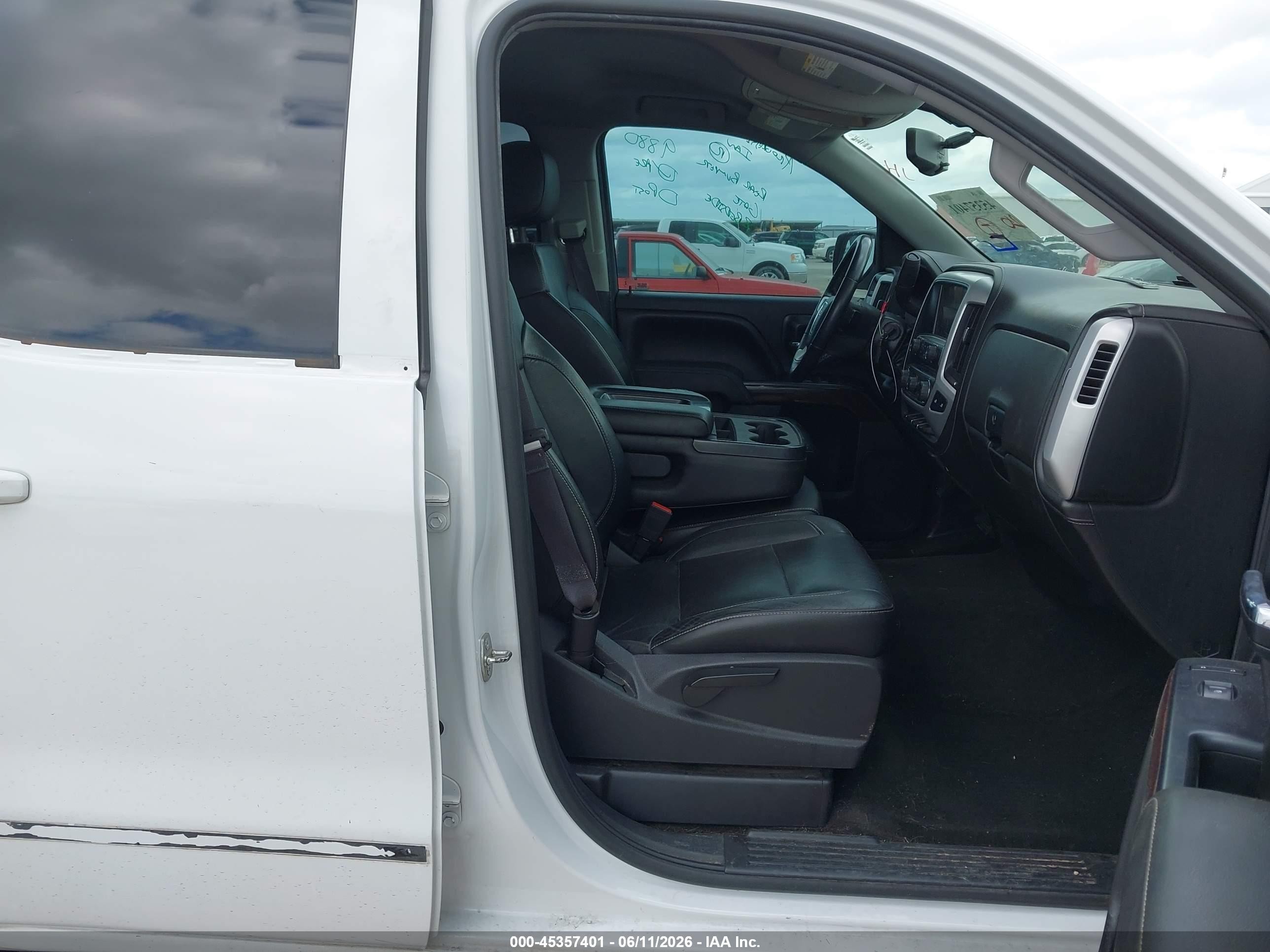 2014 Gmc Sierra 1500 Sle White vin: 1GTV2UEH2EZ217915
