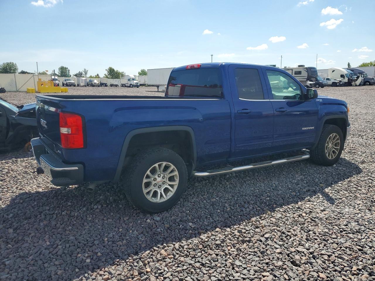 2014 Gmc Sierra K1500 Sle Blue vin: 1GTV2UEH2EZ347337