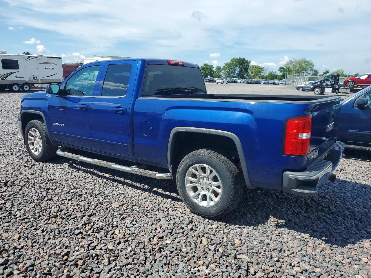 2014 Gmc Sierra K1500 Sle Blue vin: 1GTV2UEH2EZ347337